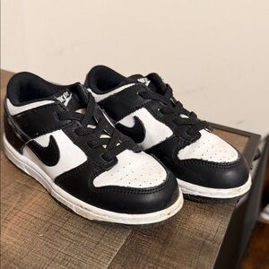 Nike Kids Black and White Sneakers